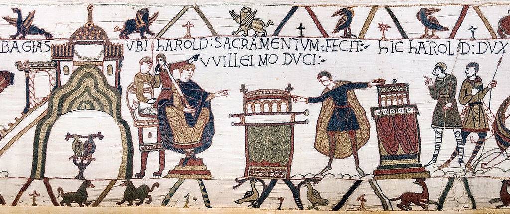 Bayeux Tapestry, Scene 23 | Bayeux Tapestry, c. 1070-1080, B… | Flickr