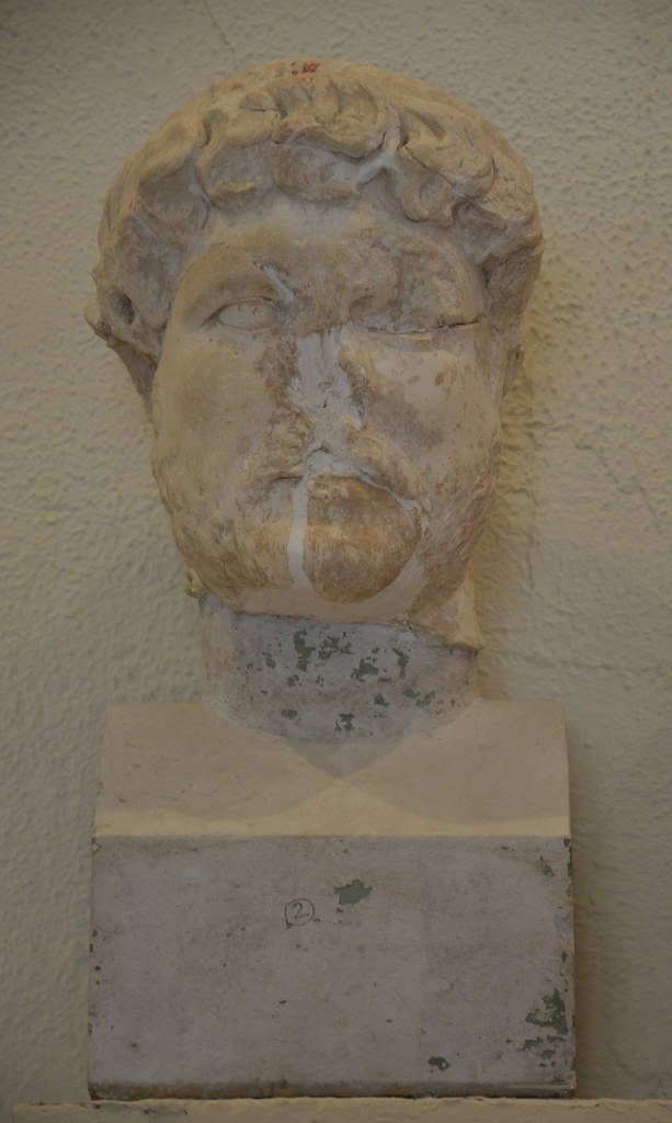 Fragmented head of Hadrian, Archaeological Museum of Epidaurus