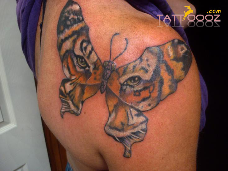 Tiger Butterfly Tattoo Designs | Popular Tiger Butterfly Tat… | Flickr