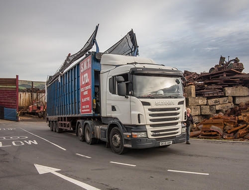 SK10HBF SCANIA R400 - Waste Wagons Sept 2013 002-2 | by Mark Schofield @ JB Schofield