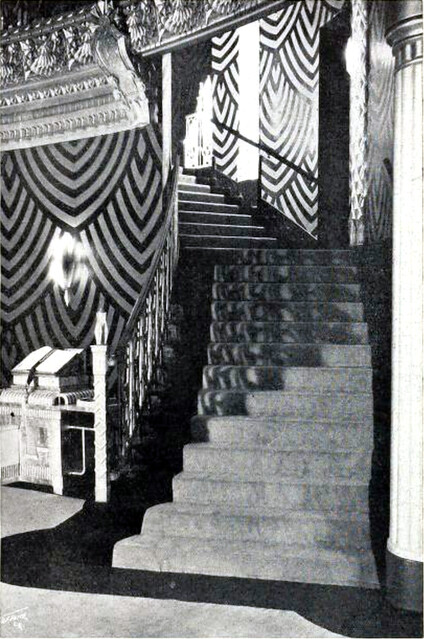 Wilshire Theatre, Beverly Hills, CA in 1930 - Section of the main foyer