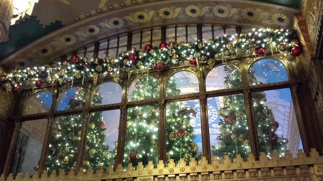 Holiday Trees at the Fred French Building