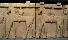 Prinias, Building ('Temple') A, frieze of horsemen