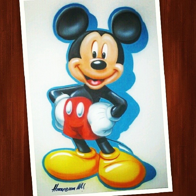 Mickey Mouse HD Airbrush Cartoon by Herby @airbrushnation … | Flickr