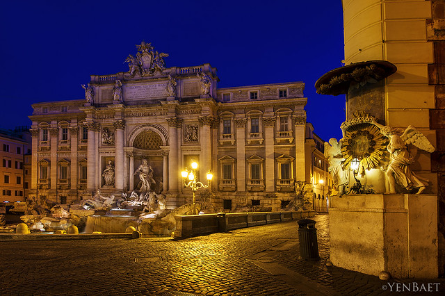 Rome - Trevi Fountain, Dawn II