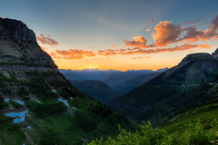Glacier - Mountain Sunset
