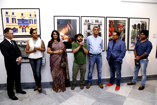 From left to right US Consul general Craig Hall, actor Mumtaz Sorcar, Dr Rupali Basu, Director Shiboprosad Mukherjee, Producer Atanu Raychaudhuri, Kounteya Sinha and RJ Roy (2)