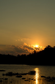 Sunset At Lac David