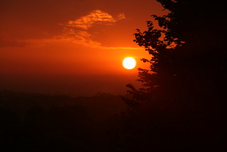 Early sunrise over Yeovil