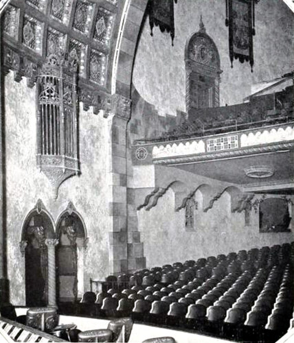 Florida Theatre, Jacksonville FL in 1927 - Proscenium Wall and Balcony