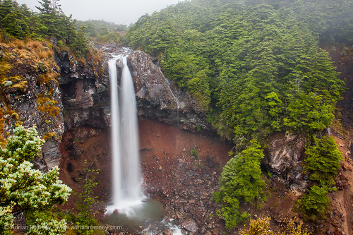 newzealand landscape waterfall tongarironationalpark mtruapehu adrianrumney