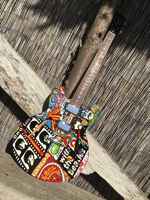 Handpainted guitars ... Original unique designs ... www.kludoman.com