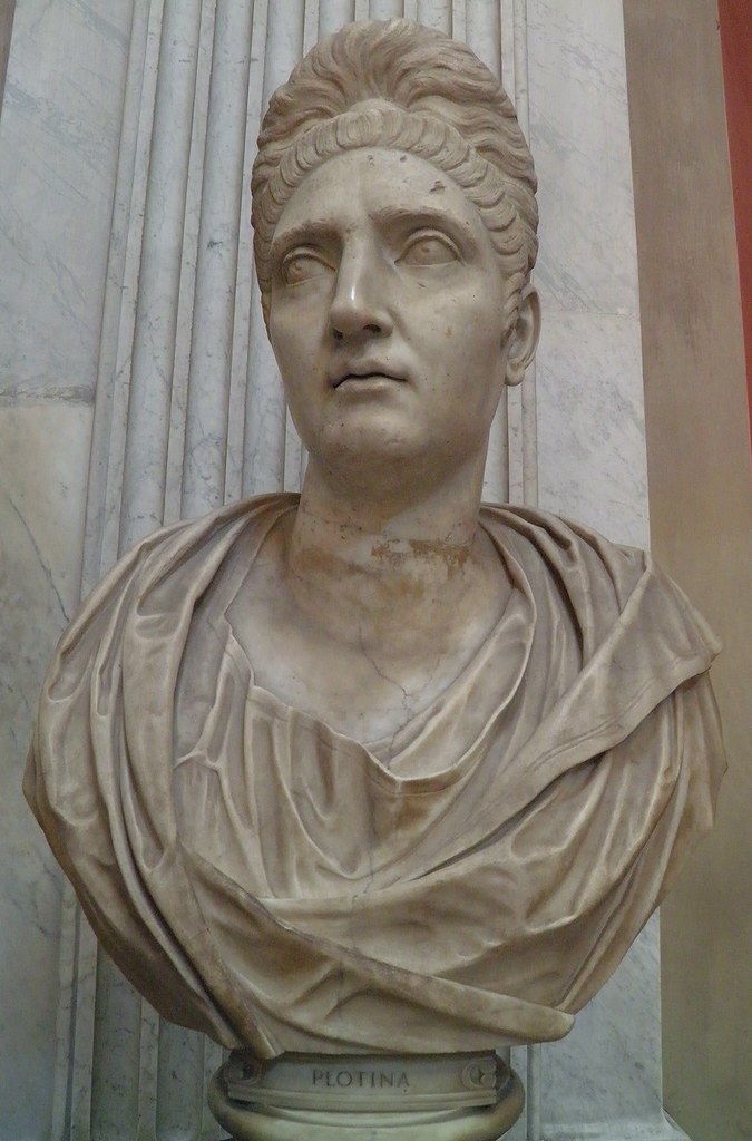 Colossal portrait of the Empress Plotina, the wife of Trajan, 129 AD, Vatican Museums, Rome