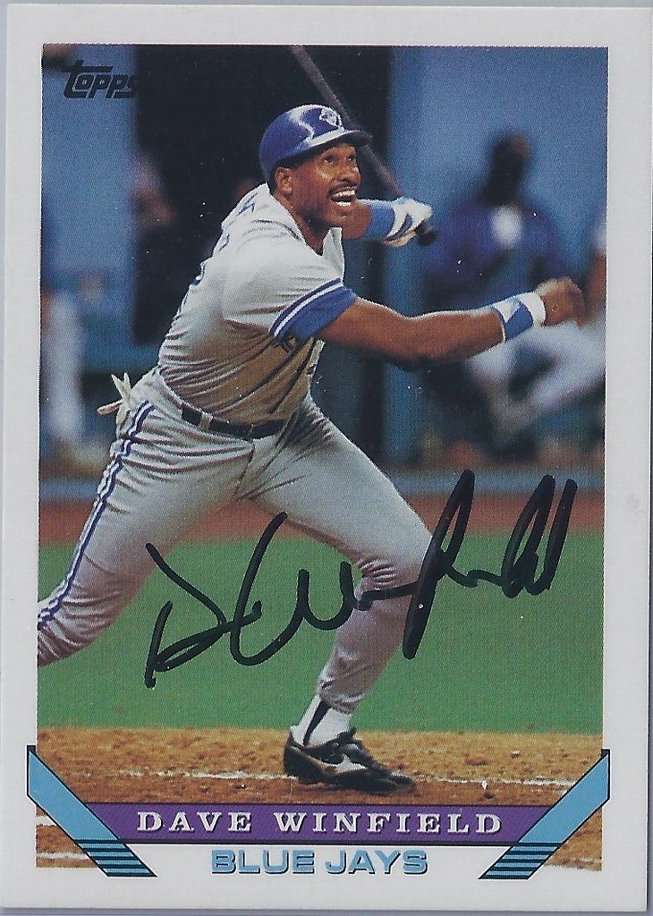 1993 Topps - Dave Winfield #131 (DH / Outfielder) Elected …