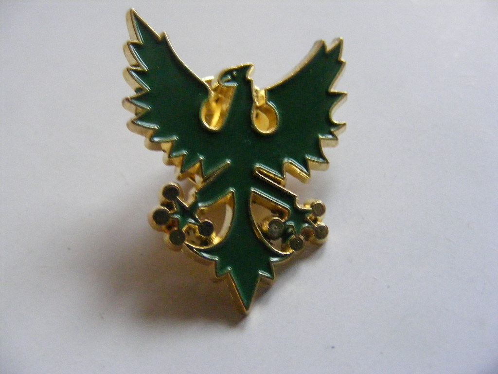 Irish Phoenix And From The Ashes Arose Republican Badge Enamel Badge
