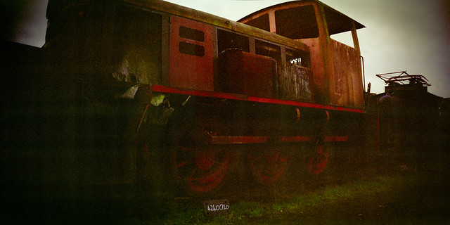 Lomography Tanfield Railway Red Shunter
