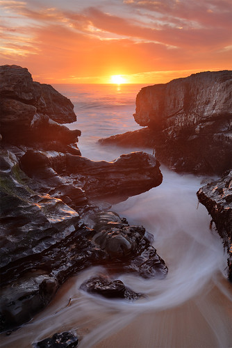california longexposure sunset santacruz seascape landscape coast nikon bayarea davenport seashore pantherbeach nikond800 holeinthewallbeach nikon1635