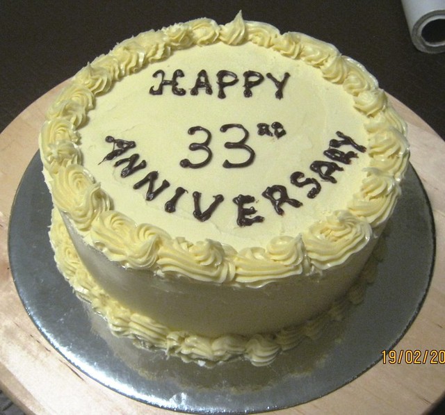 Buttercream Course, Sesson 6, White Chocolate, Maree's cake