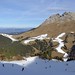 Výhled z Monte Agnello na masiv Latemar