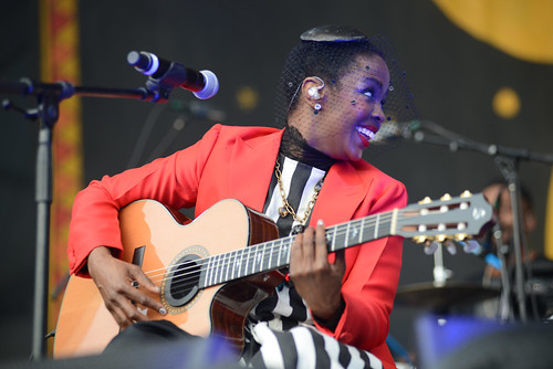 Ms Lauryn Hill at Jazz Fest 2016.  Photo by Leon Morris.