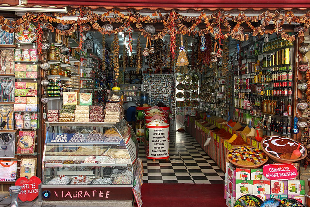 Side - souvenir shop entrance in the bazaar 1