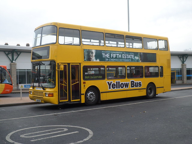 3811 S811 FVK GNE Yellow Bus Volvo Olympian Palatine 2 N.I.S at Gateshead Interchange (2)