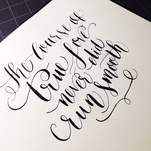 Day 24 of #30daysofcalligraphy quote by William Shakespear… | Flickr