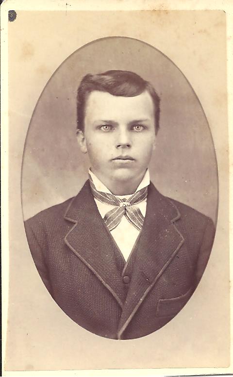 Piercing Blue Eyes Cdv Of A Young Man With Eyes That Coul