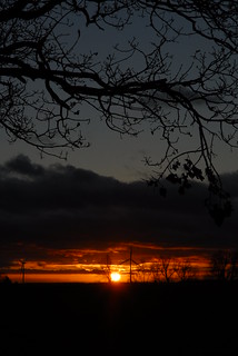 Sunset over Ransonmoor, March 30.12.13