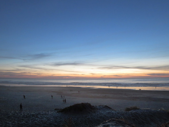 Ocean Beach at sunset, San Francisco (2014)
