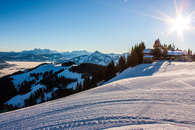 Skiwelt Wilder Kaiser - Brixental: Erste Sonnenstrahlen