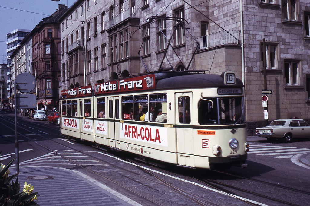 JHM-1973-1376 - Allemagne, Mayence Mainz, tramway