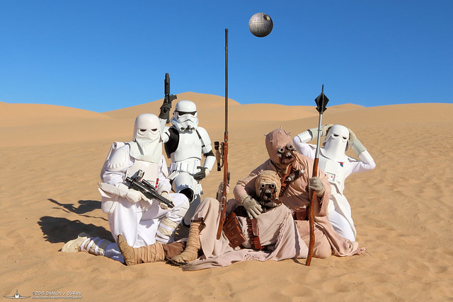 Imperial Dunes Star Wars Photo Shoot