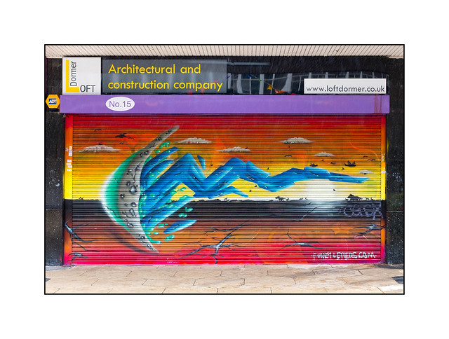 Graffiti (Van Dali), South London, England.