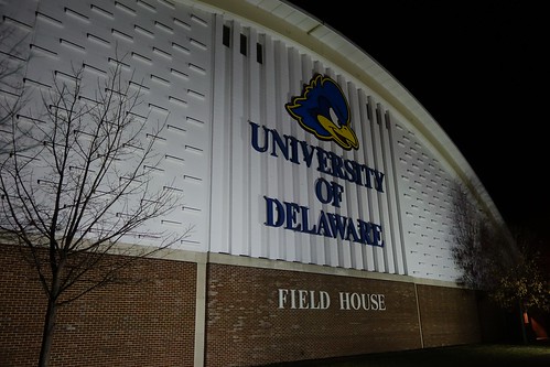 UD's Field House at Night