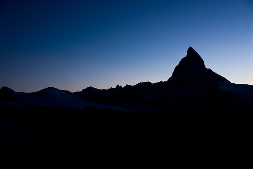 switzerland europe alps gornergrat matterhorn twilight evening silhouette nikon d200
