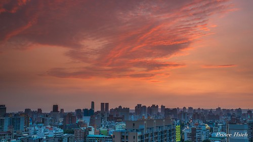 sunset clouds taiwan 日落 台中市 taichungcity sonya850 sony2470za