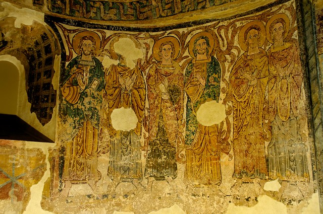 Pinturas murales de la iglesia de San Juan Bautista de Ruesta (Zaragoza). Museo Diocesano de Jaca (Huesca)