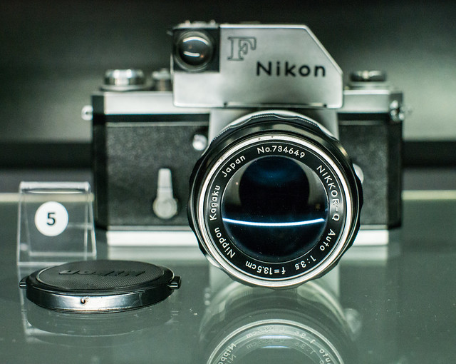 Nikon F with Nikkor 3.5/135