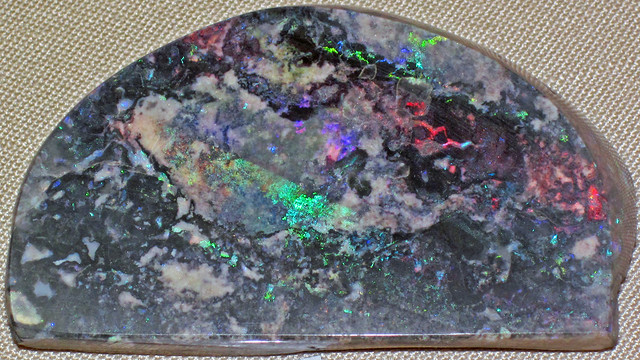 Precious opal in matrix (Quilpe, Queensland, Australia) 2