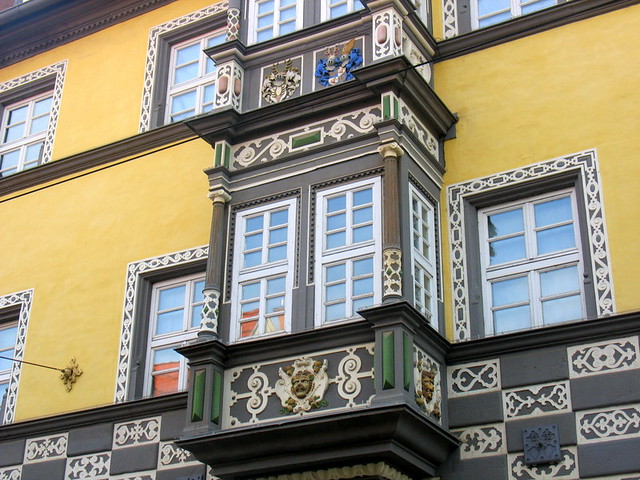 Erker (Bow-window) in Erfurt