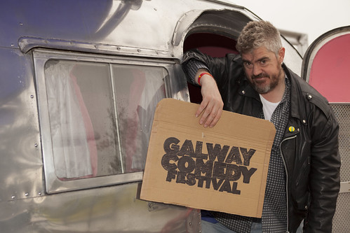All roads lead to Galway. Phill Jupitus launches programme for The Bulmers Galway Comedy Festival.