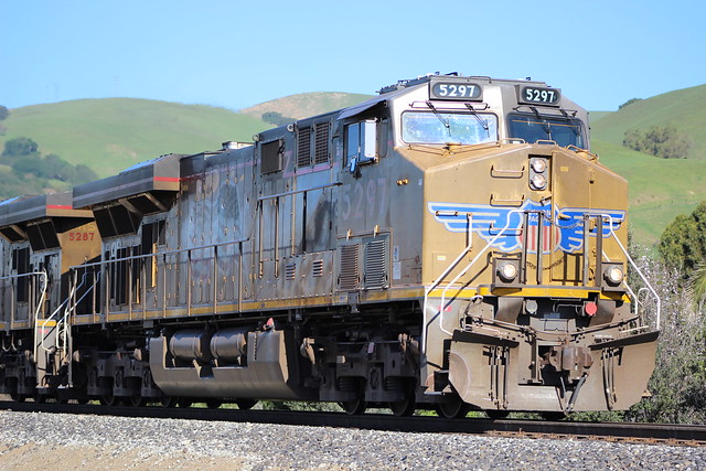 Union Pacific #5297 (GE C45ACCTE) in Niles, CA