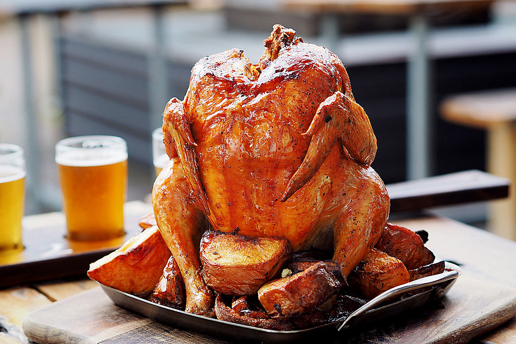 Sydney Food Blog Review of Rocks Brewing Co, Alexandria: Beer Can Chicken.