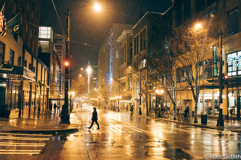 The Winter Streets of Seattle