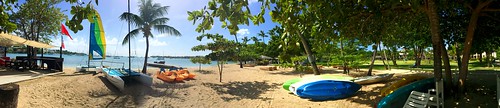 blue trees sea panorama seascape beach sunshine landscape boats sand palm grenada sail caribbean iphone calabash westindies johndalkin heavensgatejohn