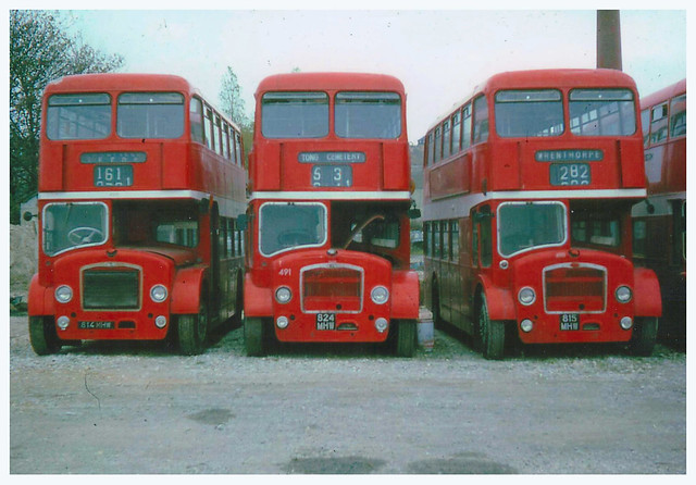 West Riding (ex Bristol Omnibus) Bristol Lodekka FLF6G Buses.