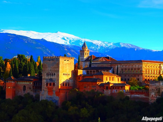 Alhambra de Granada desde San Nicolas