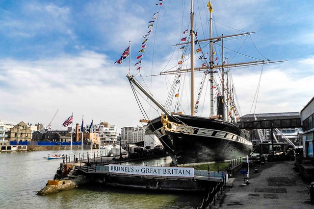 The SS Great Britain in Bristol docks