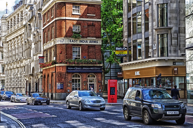 The City. East India Arms. London, July 2013